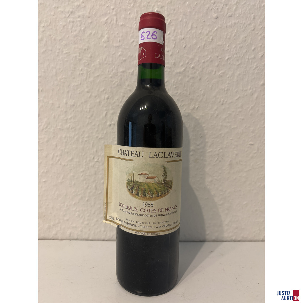 Chateau Laclaverie Frances Cotes de Bordeaux Rouge